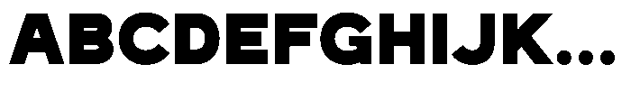 Mello Sans Black Font UPPERCASE