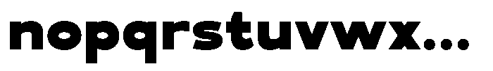 Mello Sans Black Font LOWERCASE