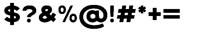 Mello Sans Bold Font OTHER CHARS