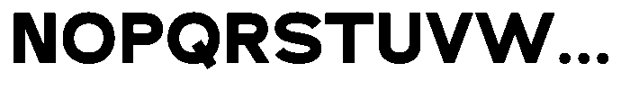 Mello Sans Bold Font UPPERCASE
