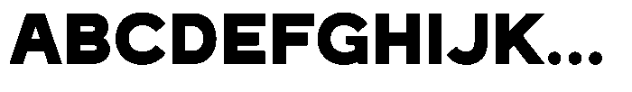 Mello Sans Extra Bold Font UPPERCASE