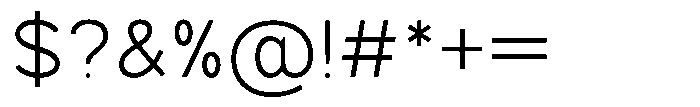 Mello Sans Extra Light Font OTHER CHARS