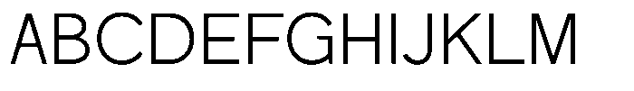 Mello Sans Extra Light Font UPPERCASE