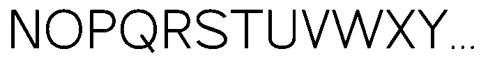 Mello Sans Extra Light Font UPPERCASE