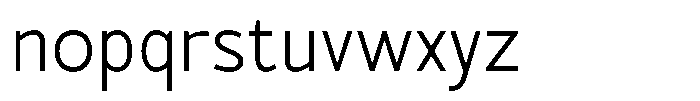 Mello Sans Extra Light Font LOWERCASE