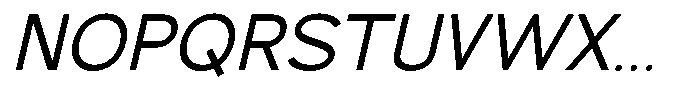 Mello Sans Light Italic Font UPPERCASE
