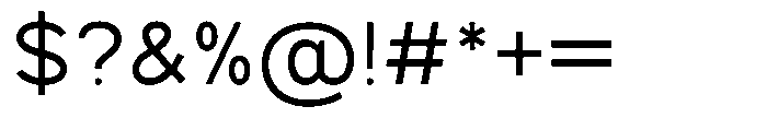 Mello Sans Light Font OTHER CHARS