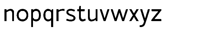 Mello Sans Light Font LOWERCASE