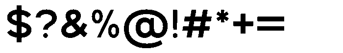 Mello Sans Medium Font OTHER CHARS