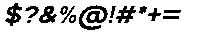 Mello Sans Semi Bold Italic Font OTHER CHARS
