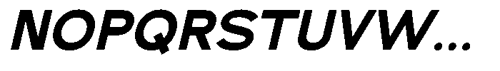 Mello Sans Semi Bold Italic Font UPPERCASE