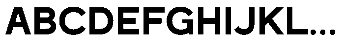 Mello Sans Semi Bold Font UPPERCASE