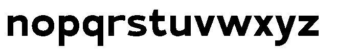 Mello Sans Semi Bold Font LOWERCASE