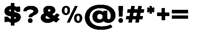 Mello Serif Black Font OTHER CHARS