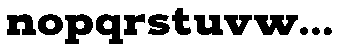 Mello Serif Black Font LOWERCASE