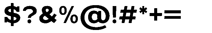 Mello Serif Bold Font OTHER CHARS