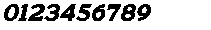 Mello Serif Extra Bold Italic Font OTHER CHARS