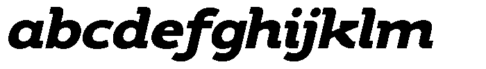 Mello Serif Extra Bold Italic FONT