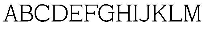 Mello Serif Extra Light Font UPPERCASE