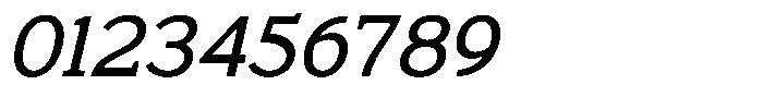 Mello Serif Italic Font OTHER CHARS