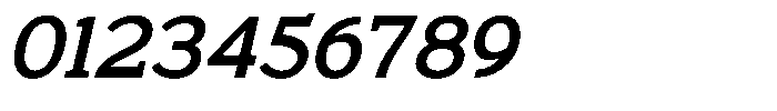 Mello Serif Medium Italic Font OTHER CHARS