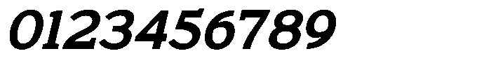 Mello Serif Semi Bold Italic Font OTHER CHARS