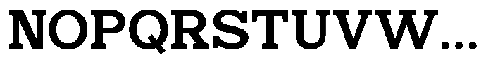 Mello Serif Semi Bold Font UPPERCASE