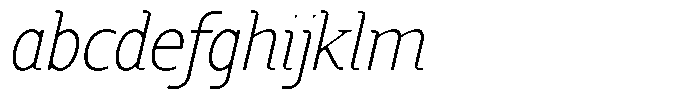 Mello Serif Thin Italic FONT