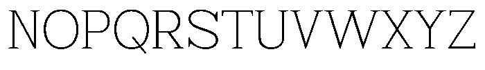 Mello Serif Thin Font UPPERCASE