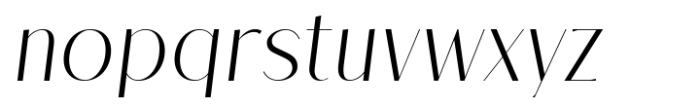 Melloida Light Italic Font LOWERCASE