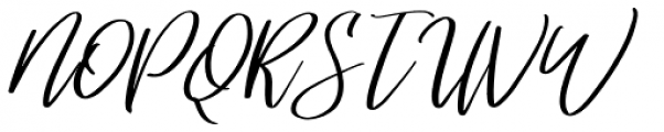 Mellony Italic Font UPPERCASE