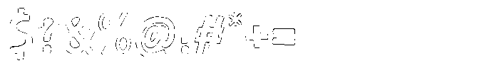 Mellow Coffee Outline Font OTHER CHARS