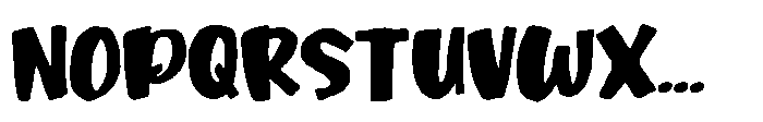 Mellow Coffee Script Font UPPERCASE