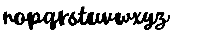 Mellow Coffee Script Font LOWERCASE