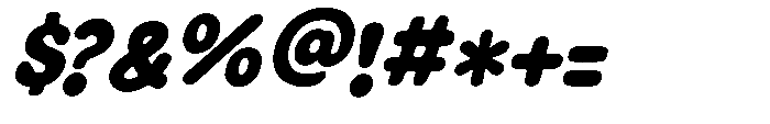 Mells Highland Italic Font OTHER CHARS