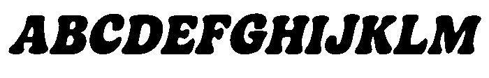 Mells Highland Italic Font UPPERCASE