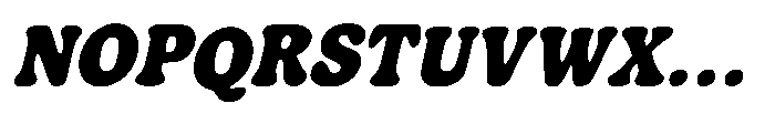 Mells Highland Italic Font UPPERCASE