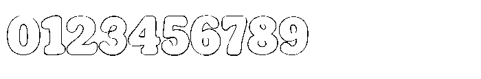 Mells Highland Outline Font OTHER CHARS