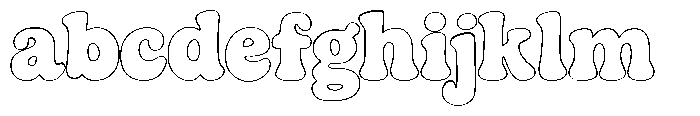 Mells Highland Outline FONT