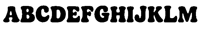 Mells Highland Regular Font UPPERCASE