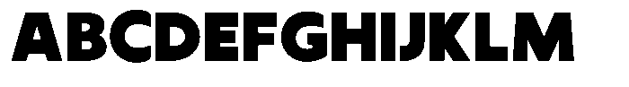 Melmo Font UPPERCASE