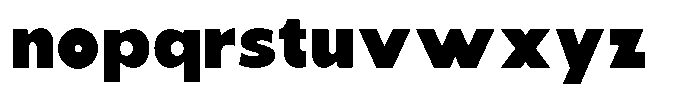 Melmo Font LOWERCASE