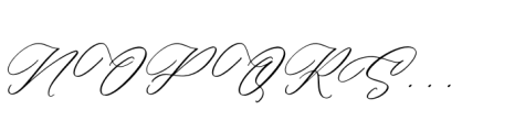 Melodic Banthera Italic Font UPPERCASE
