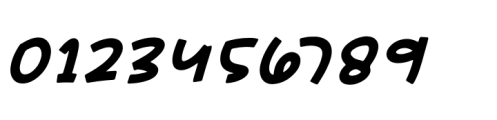 Melody Antique Italic Font OTHER CHARS