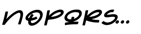 Melody Antique Italic Font UPPERCASE