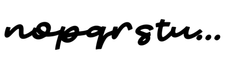 Melody Antique Italic Font LOWERCASE