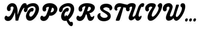 Melody Groove Font UPPERCASE