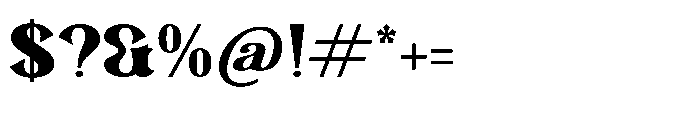 Melody Kingda Regular Font OTHER CHARS