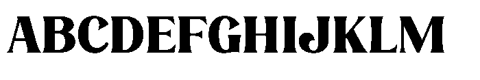 Melody Kingda Regular Font UPPERCASE
