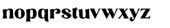 Melody Kingda Regular Font LOWERCASE